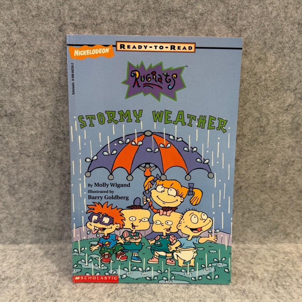Rugrats: Stormy Weather by Molly Wigand - Nickelodeon 1997 - Ready to Read